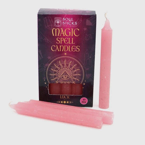 Luck Soul Sticks Magic Spell
Pink Chime Ritual Candles - Picture 2 of 5
